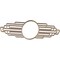 Ekena Millwork Elizabeth Wood Fretwork Pierced Medallion, 32"W x 16"H x 8 3/4"IW x 15 1/8"IH x 1/4"T, Hickory CMWP32X16X0250EBHI - alternate 4